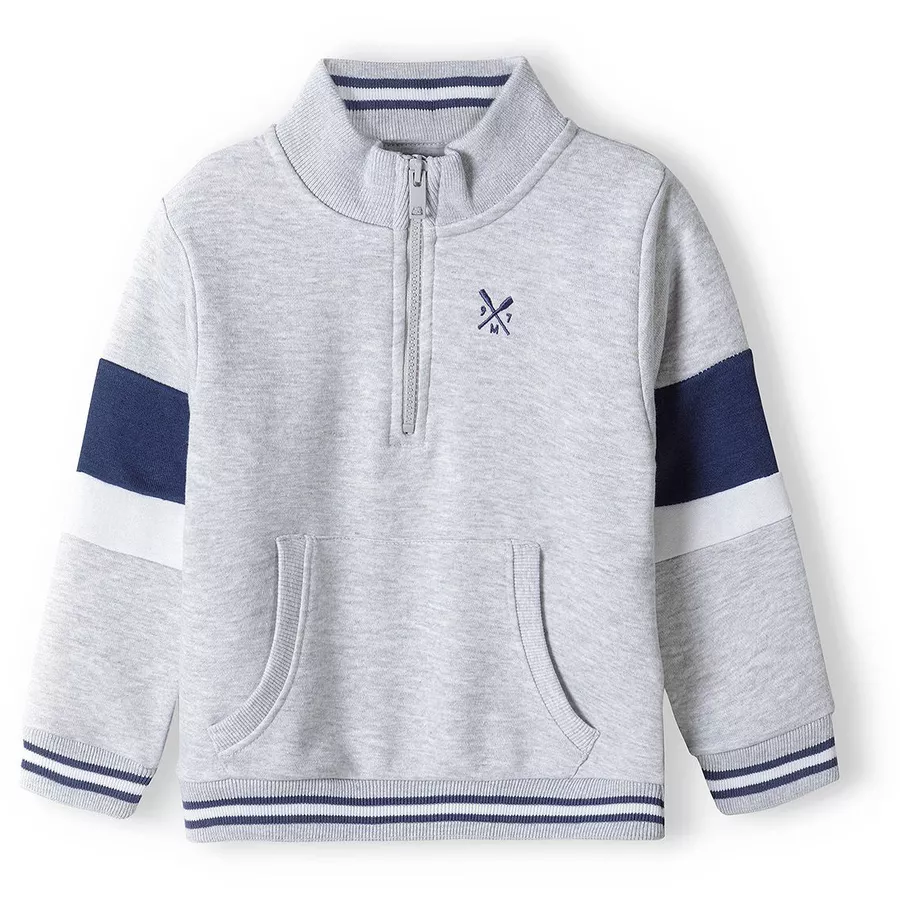 MINOTI Sweatshirt Grau Meliert