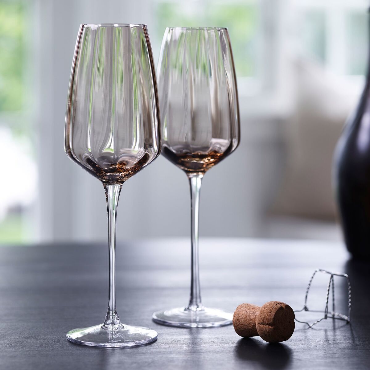 XO champagneglass 30 cl, topaz