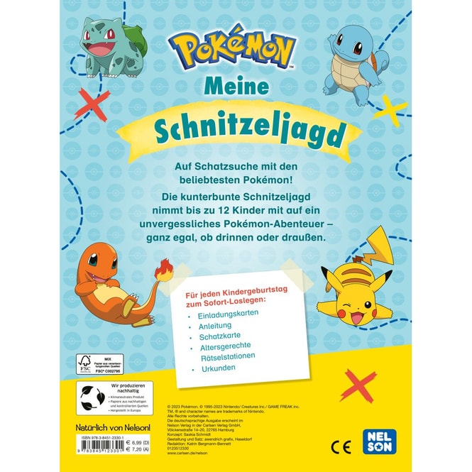 Pokémon - Meine Schnitzeljagd - Alles für den Kindergeburtstag!