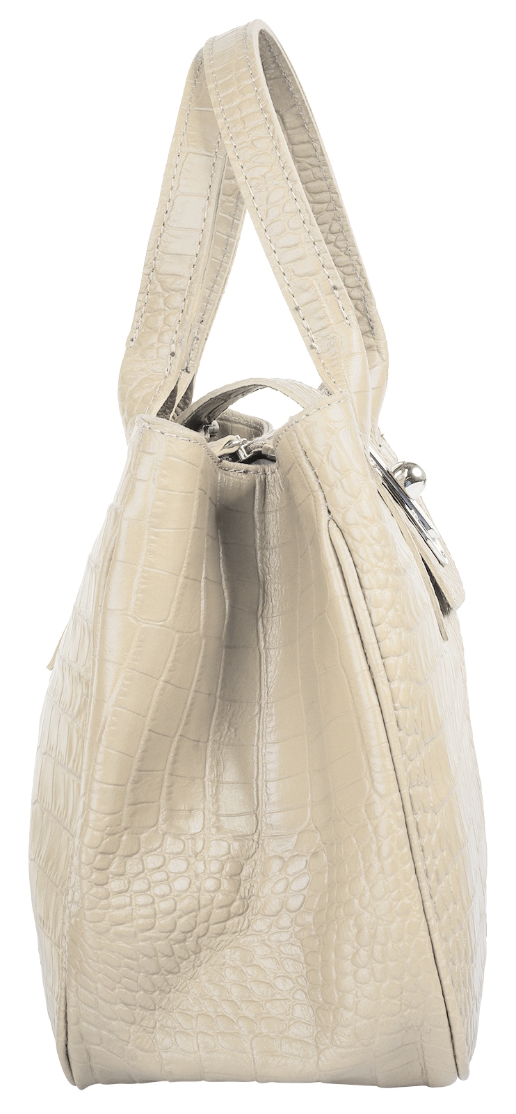 Cluty Henkeltasche echt Leder, Made in Italy