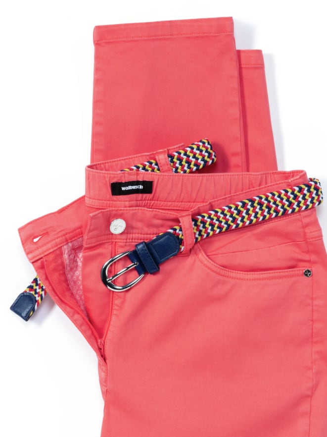 Five-Pocket-Hose Flechtgürtel