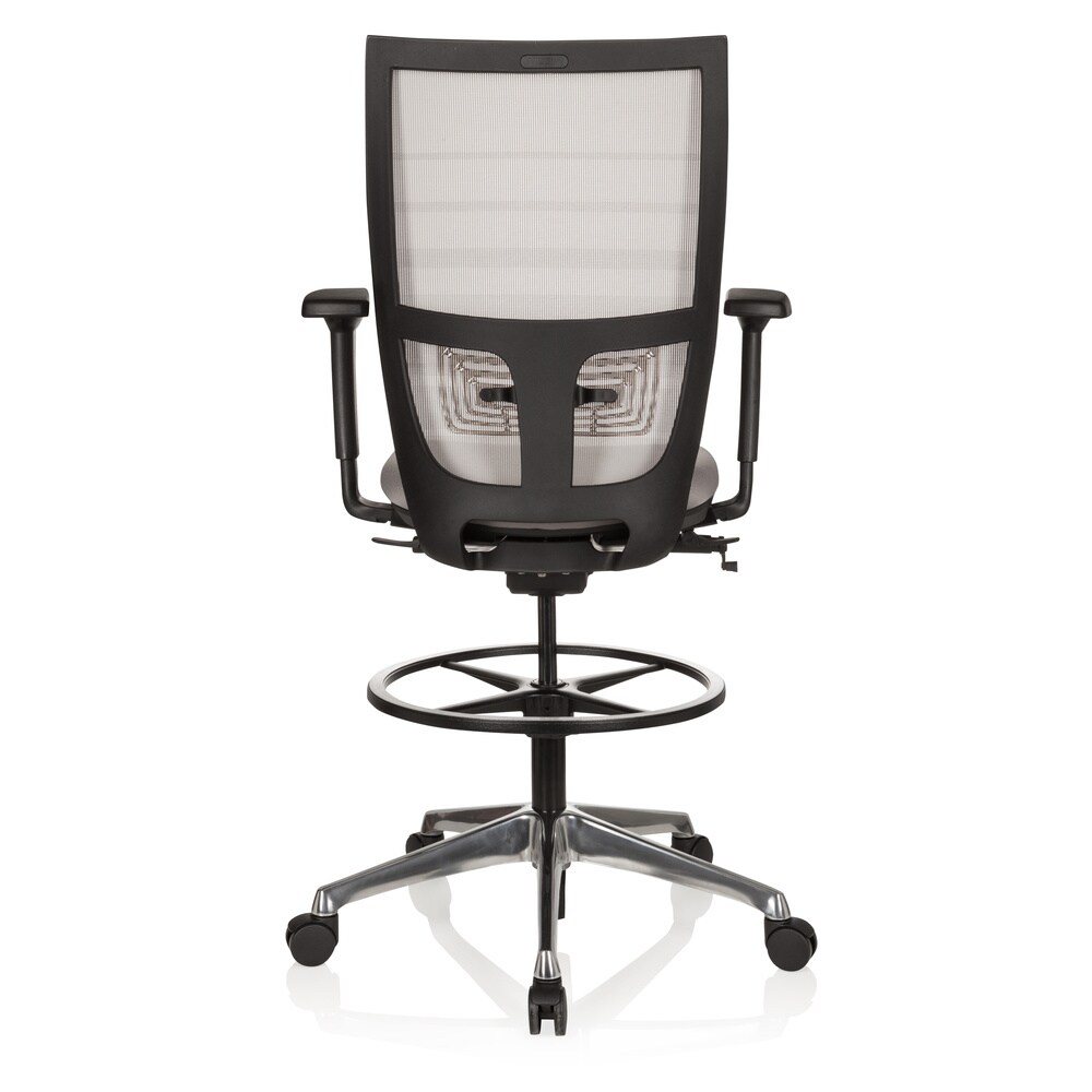 Counterstuhl TOP WORK 98 Stoff/Netzstoff mit Armlehnen (höhenverstellbar) hjh OFFICE