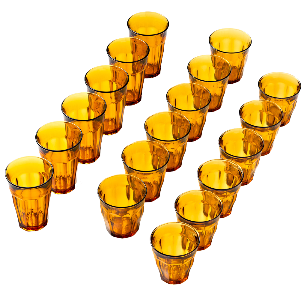 Le Picardie® - Set mixte 18 verres 25cl, 31cl, 36cl