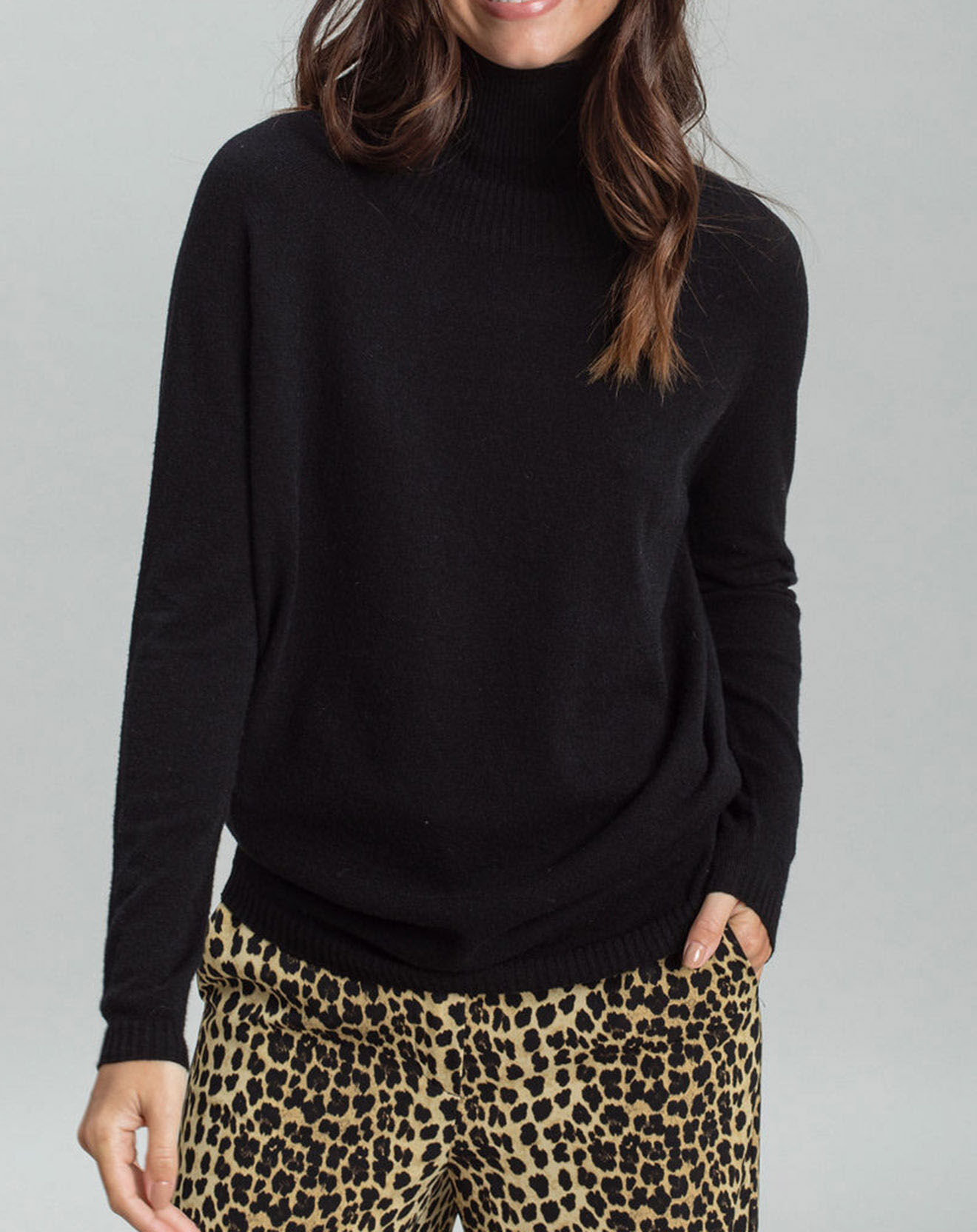 Lauren Vidal Pull fin Anouk noir