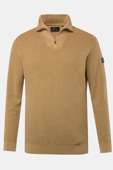 JP 1880 Stricktroyer, Vintage Look, Zippkragen, bis 7 XL