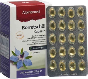 ALPINAMED Borretschöl Kapseln, 100 Stück
