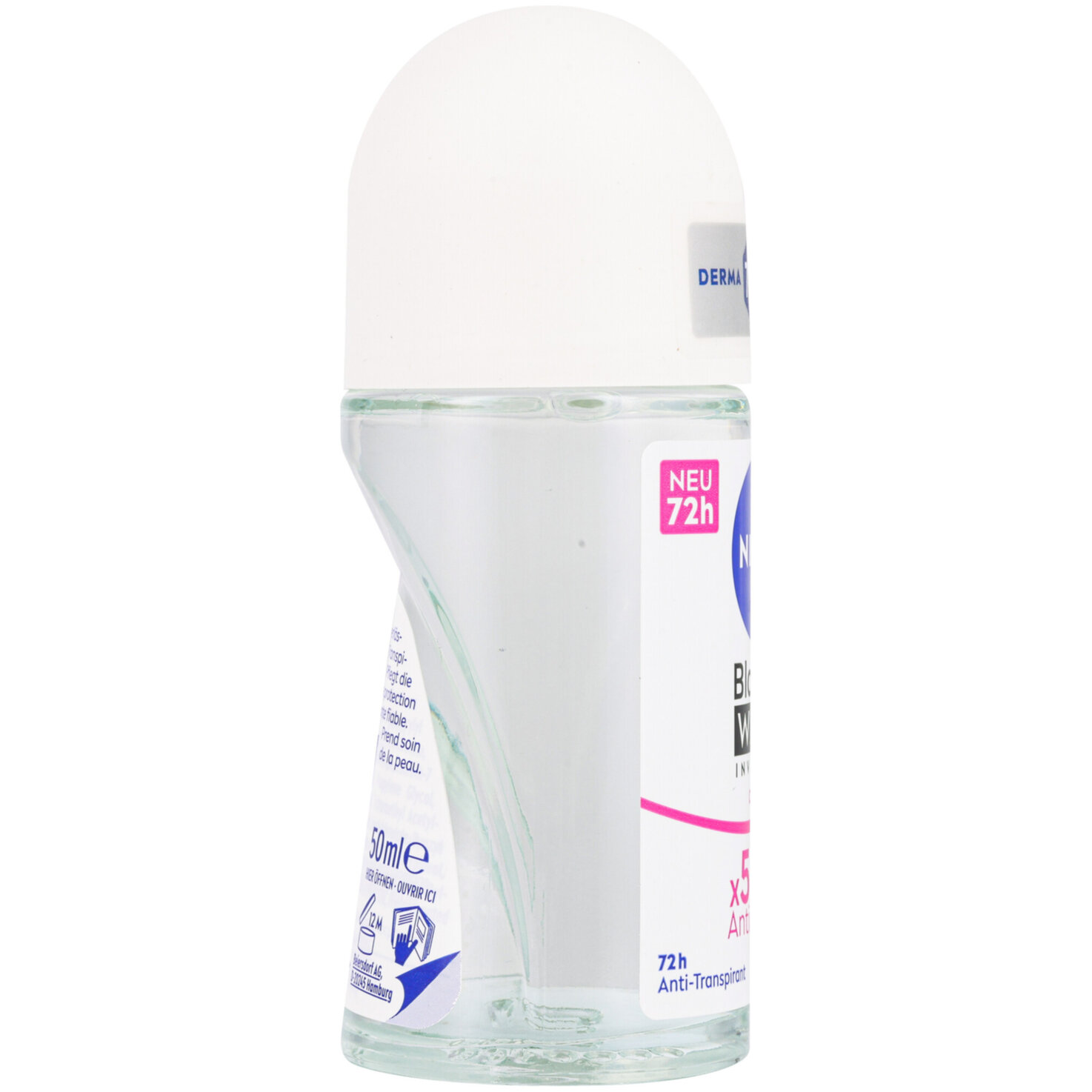 Nivea Deo Black & White Invisible Clear Roll-on Female