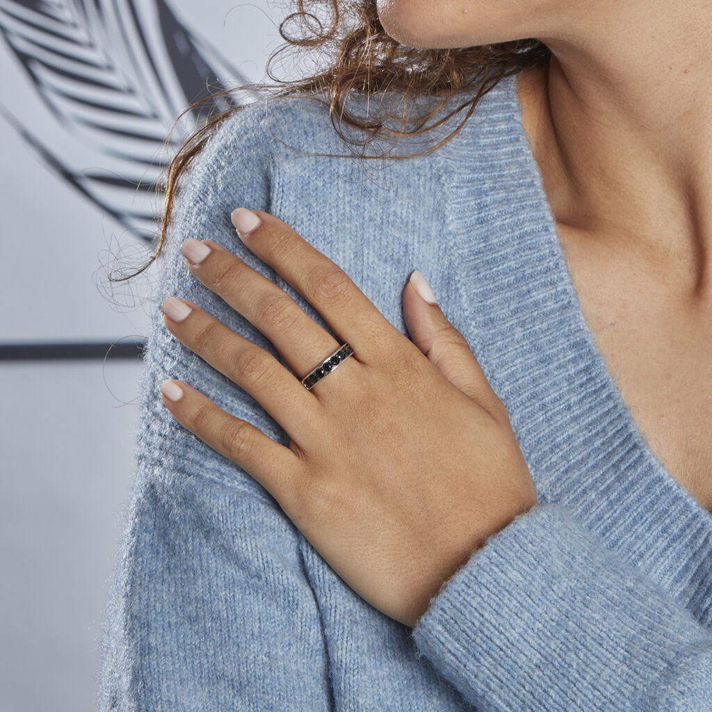 Bague Tour Complet Mondy Argent Oxydes De Zirconium