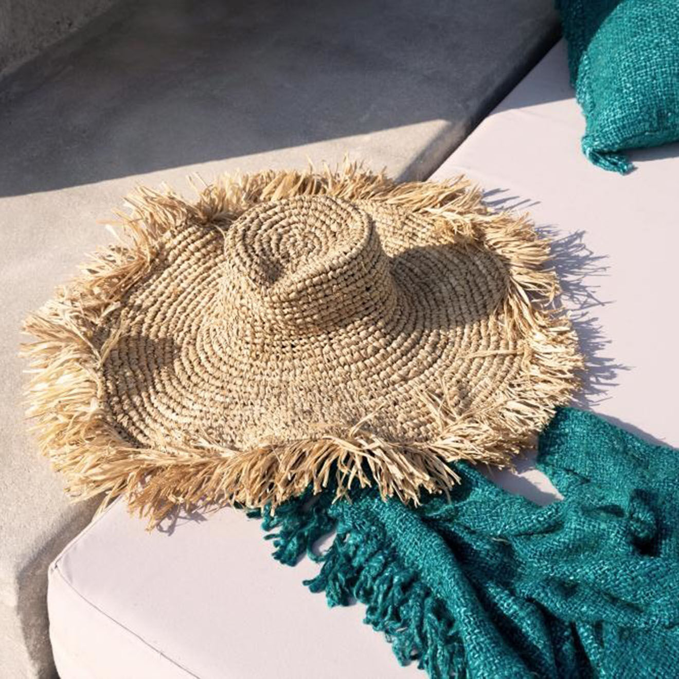 Bazar Bizar Chapeau Ocean naturel - 57x57x11 cm