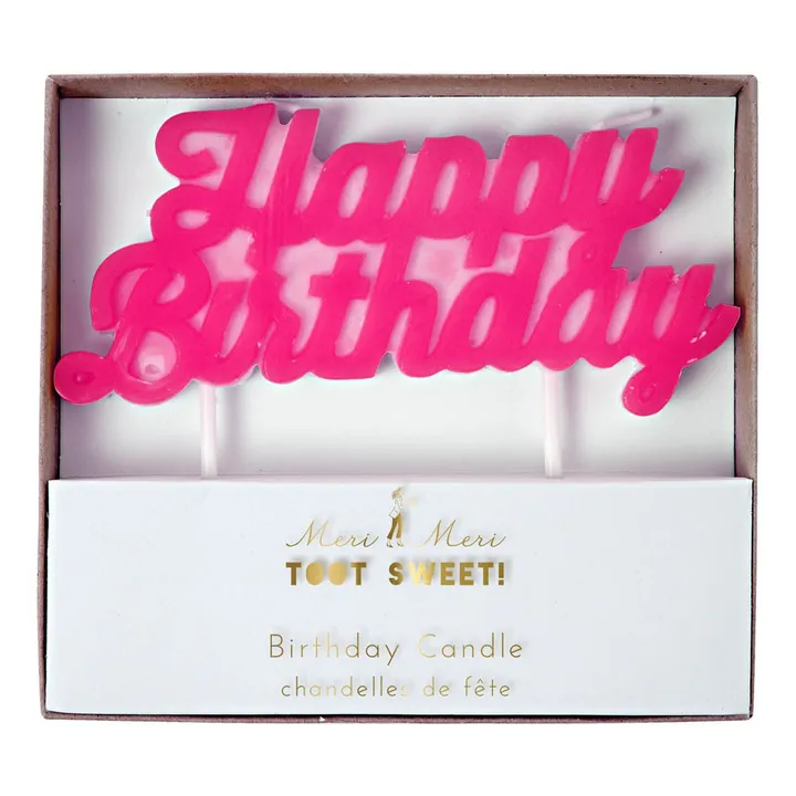 Meri Meri Bougie Happy Birthday