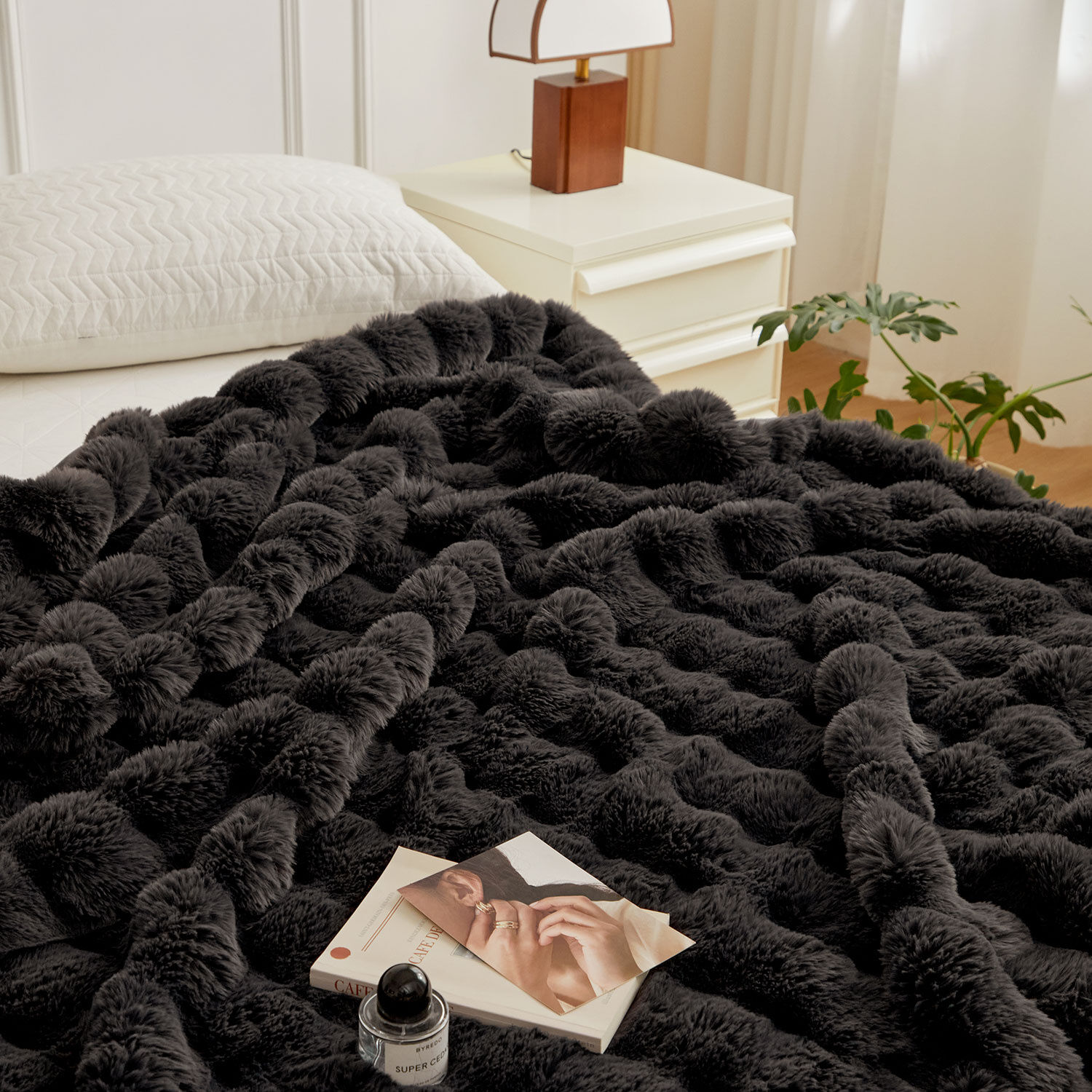 Kuscheldecke in Nerz-Optik