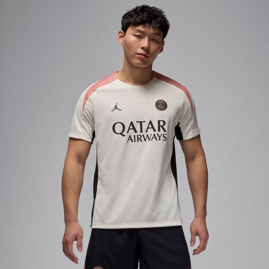 Paris Saint-Germain T-shirt d'Entraînement Dri-FIT ADV Strike Elite 3ème - Blanc/Rose/Noir
