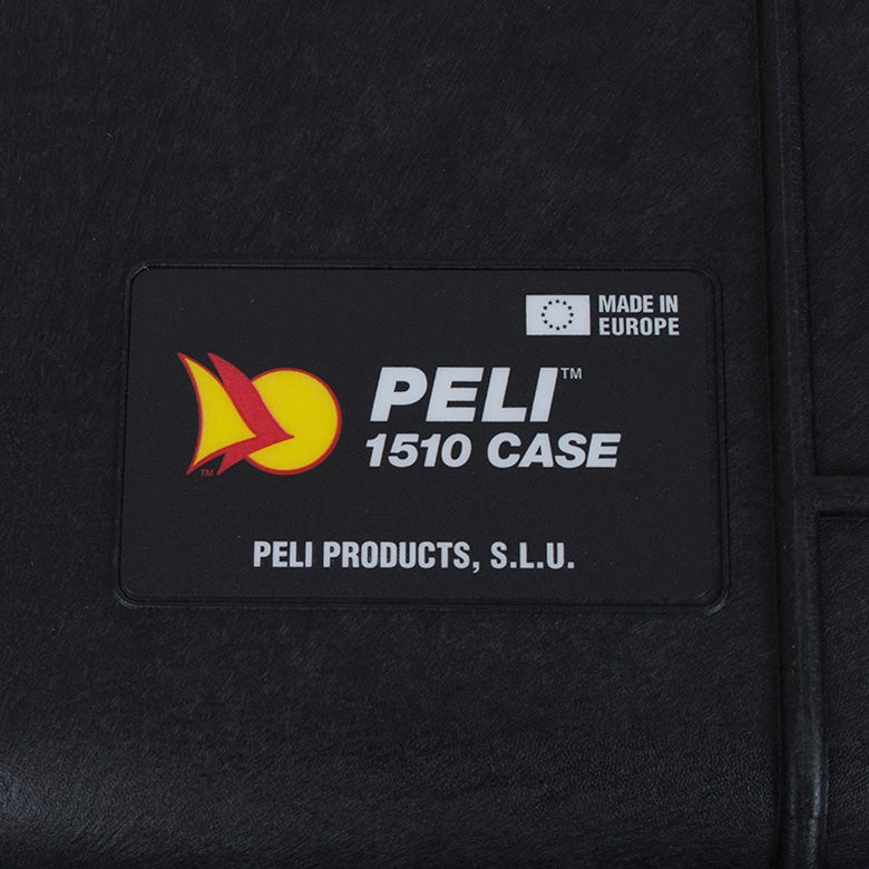 Peli 1510 BKF trolley zwart met schuim 501x279x193 mm
