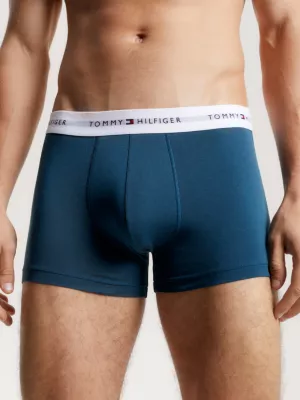 Conjunto com 3 Cuecas Boxer com Cós Elástico e Logo Essencial