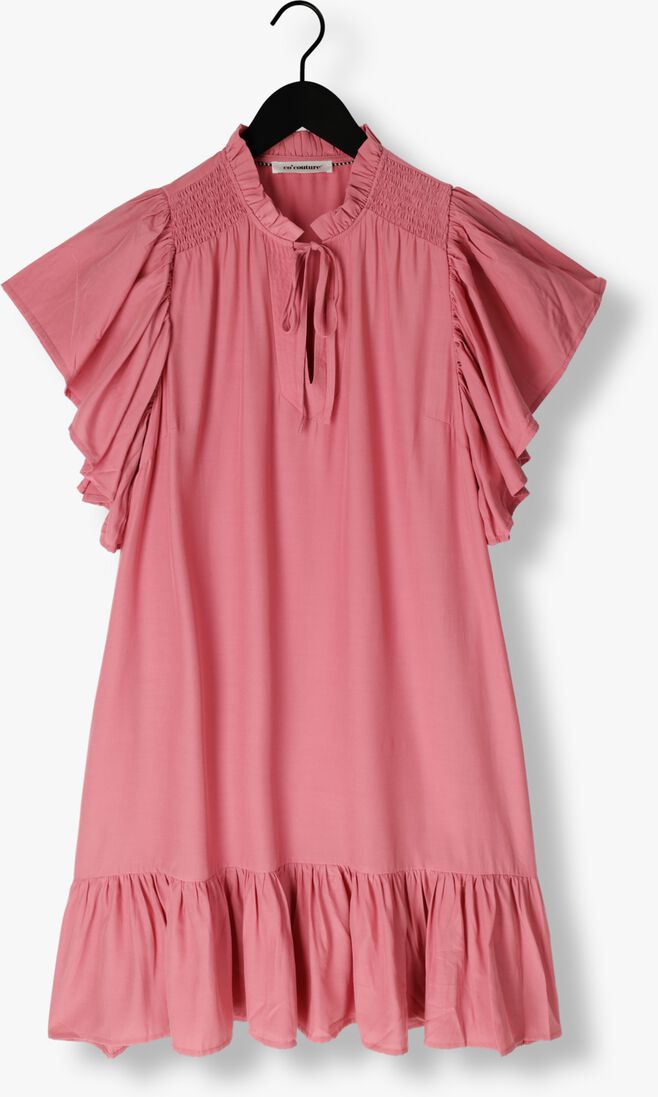 roze co'couture mini jurk tora frill dress