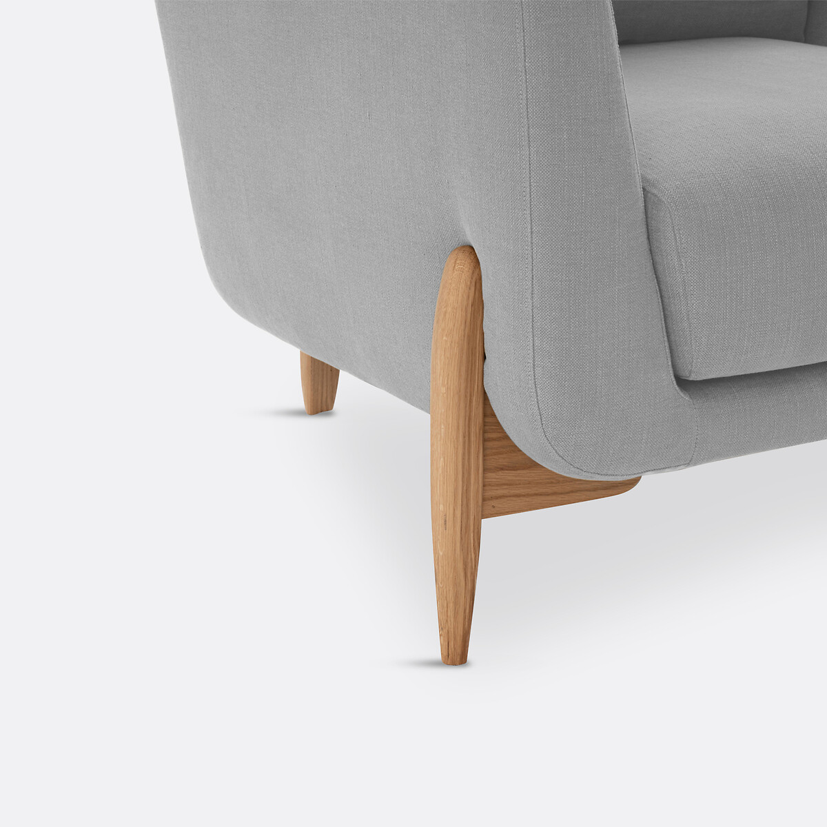 LA REDOUTE INTERIEURS<br>Poltrona de algodão/linho, Cejjy