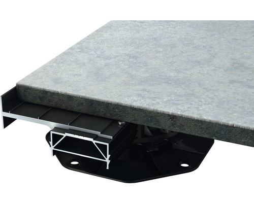 Terrassteun montagebevestiging S-Fix Set = 50 stuks incl. zelfborende schroeven voor UK Big- / Twixt-Isostep-Clip