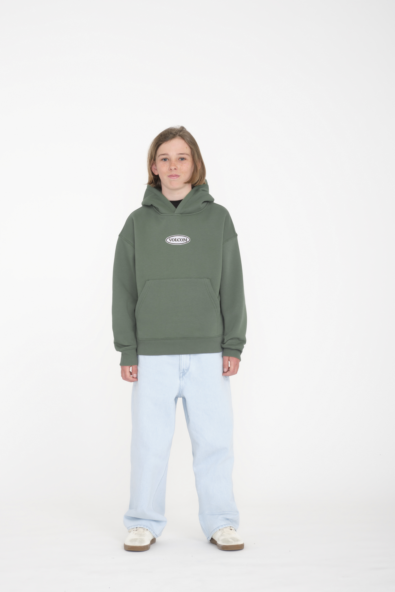 Volcom Workard PO Youth Fir Green