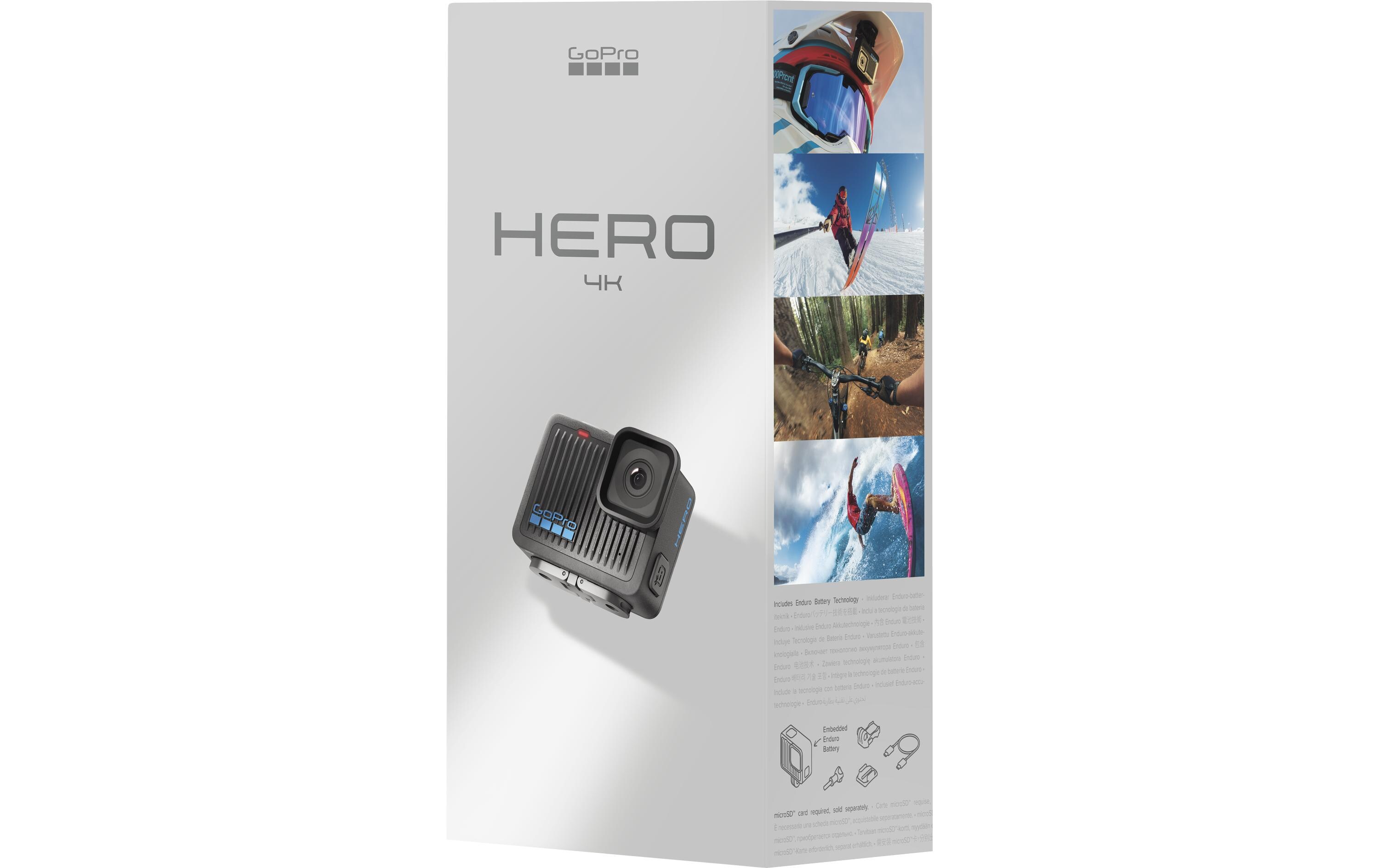 Actionkamera HERO<br>Kompakte 4K-Actionkamera