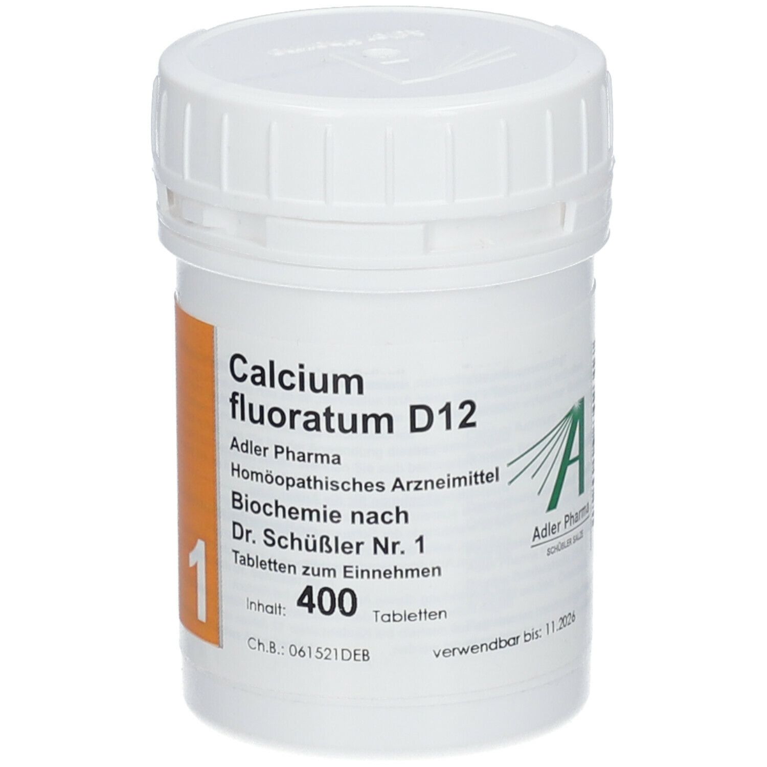 Adler Pharma Calcium fluoratum D12 Biochemie nach Dr. Schüßler Nr. 1