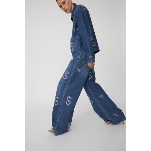 Stella Nova Million Dollar Baby Bukser, Washed Denim Blue, 42