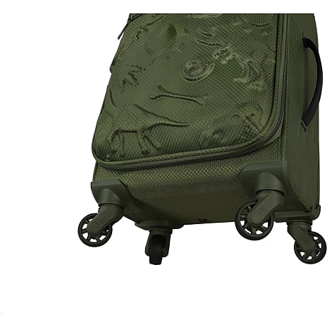 Play børnetrolley 4 hjuls 46 cm med dinosaurusmotiv - grøn