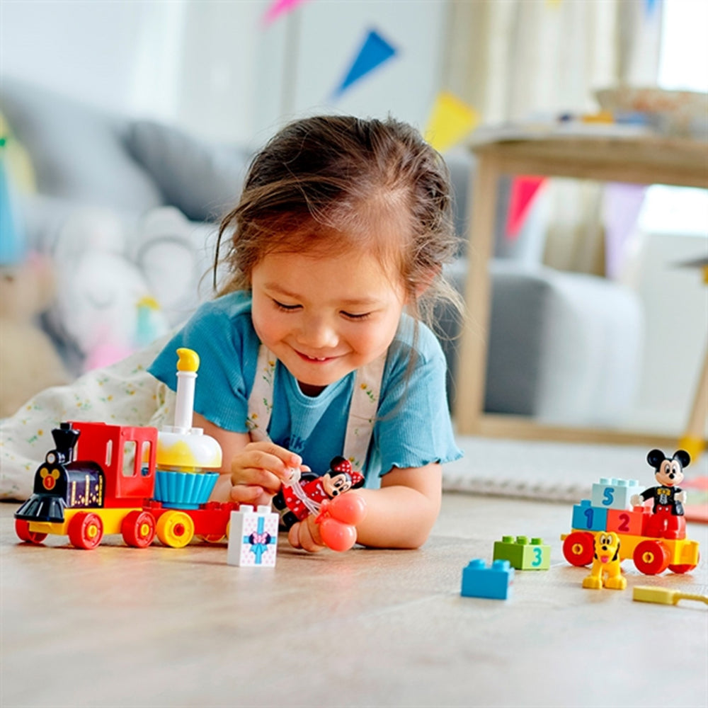 DUPLO® Mickey & Minnies fødselsdagstog