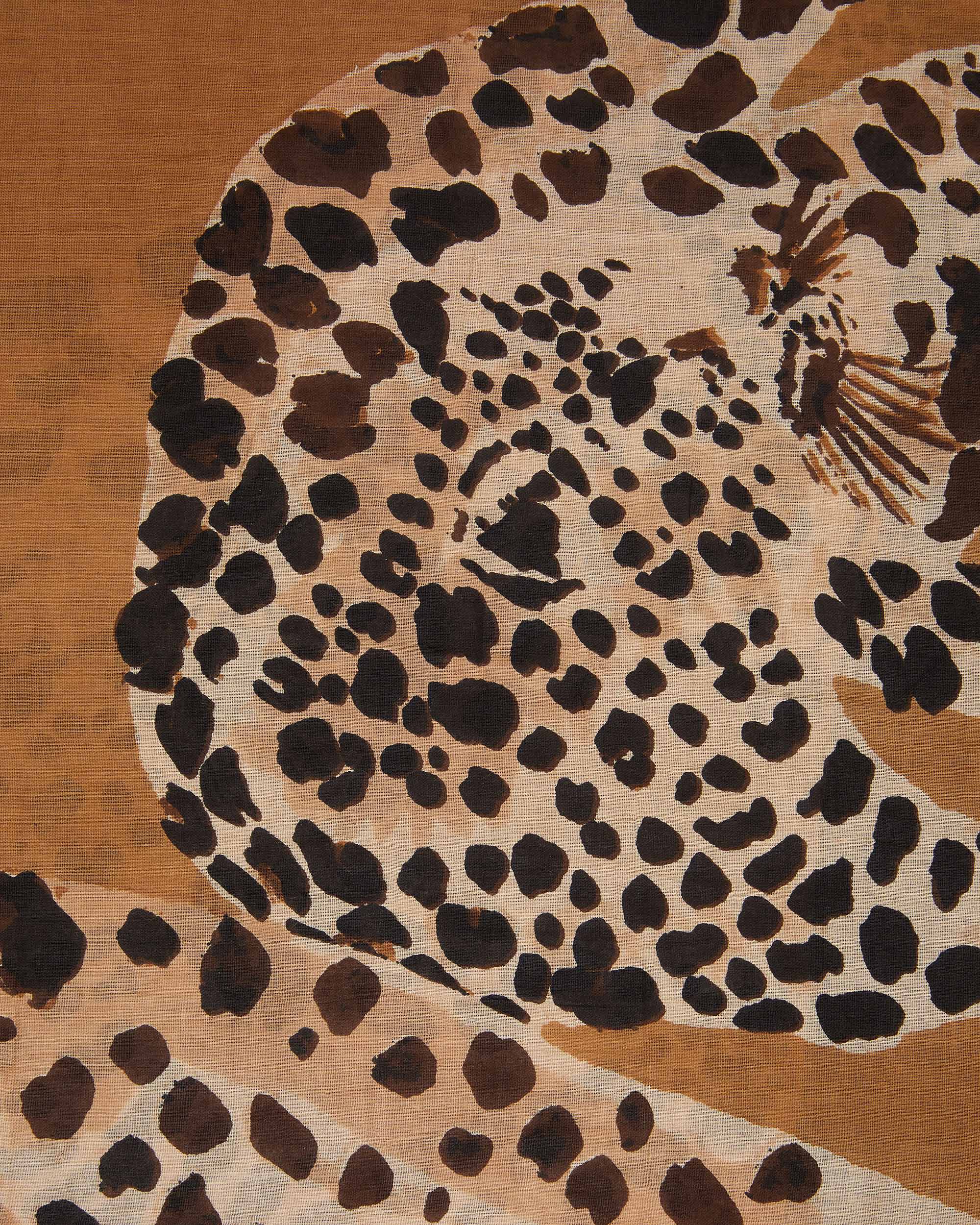 FOULARD BASTIANA Camel noir
