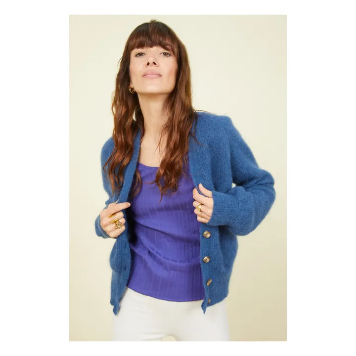 SMALLABLE BASICS Cardigan Femme Alpaga | Océan