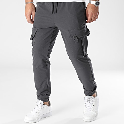 Pantalon Cargo Gris Anthracite