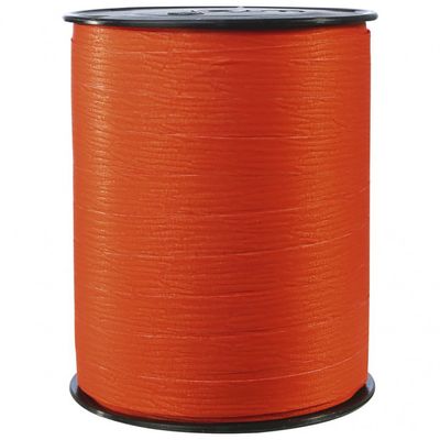 Maildor - Bolduc mat - ruban d'emballage 10 mm x 250 m - mandarine