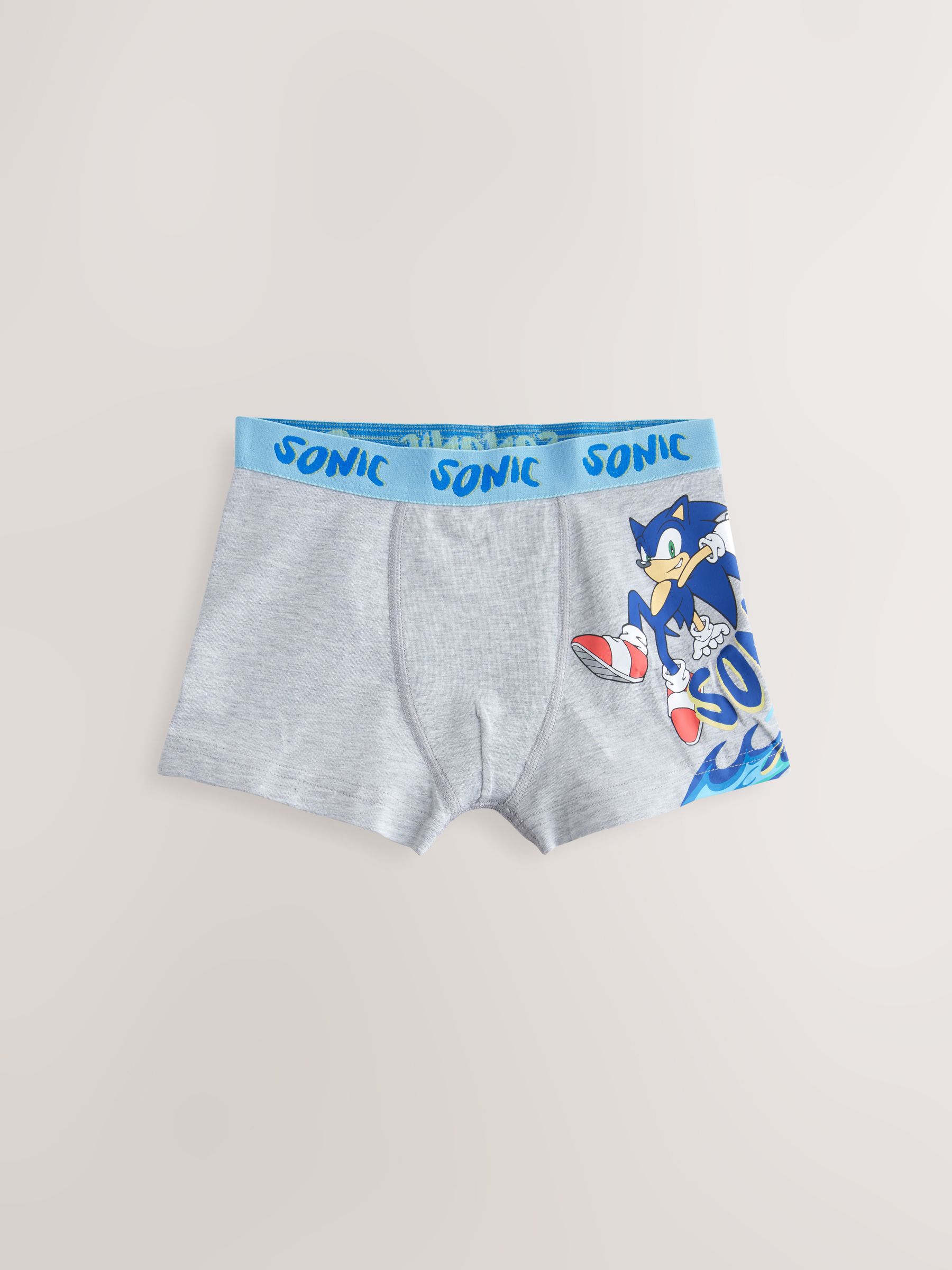 Blauw - Sonic Boxers 3 Pack (2-14jr)