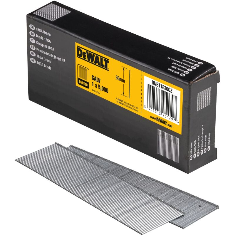 Pointes galvanisées 18 Ga 1.02 x 30 mm