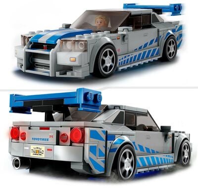 LEGO Speed Champions 76917 2 Fast 2 Furious Nissan Skyline GT-R R34