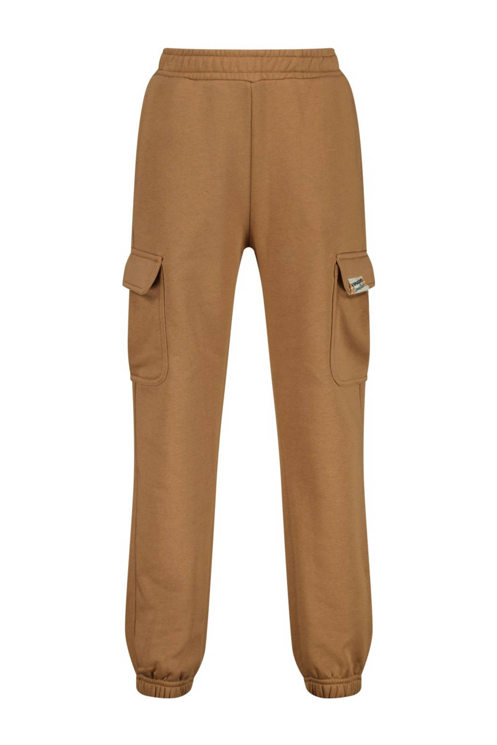 Vingino high waist loose fit joggingbroek Basic rustiek bruin