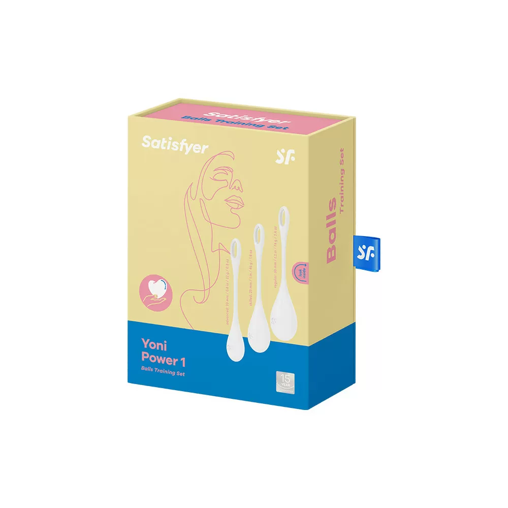 Satisfyer Yoni Power 1 Bækkenbundskugler - 1 sæt
