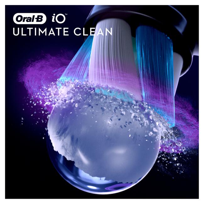 Oral-B iO Ultimate Clean Opzetborstels Zwart 4 Stuks