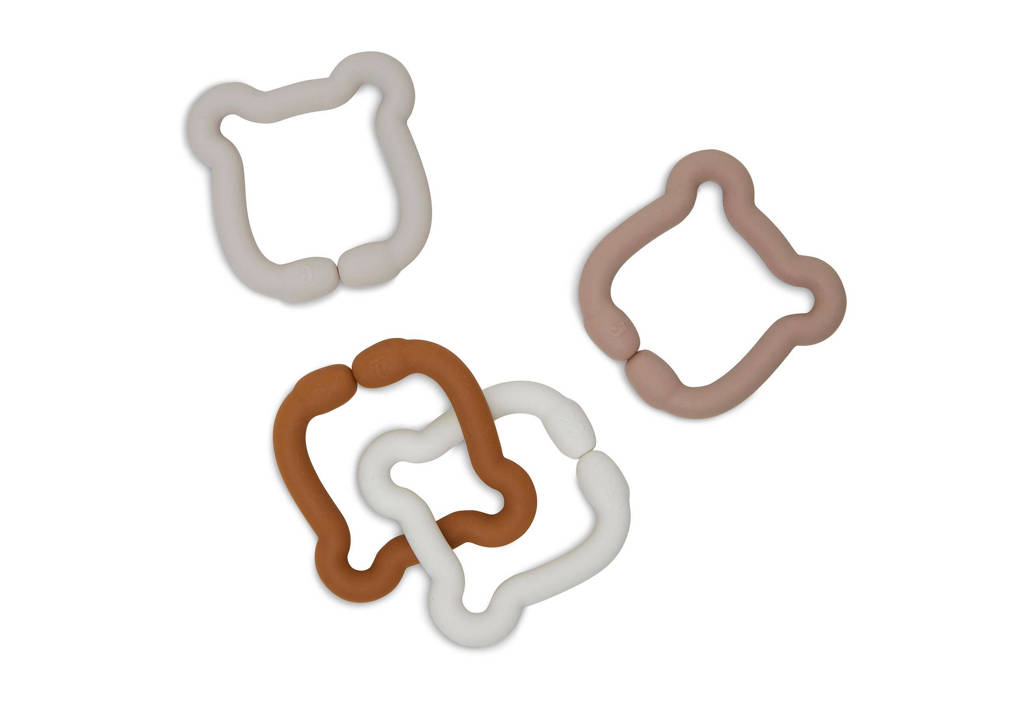 siliconen speelgoedringen 20x7 cm Teddy Bear