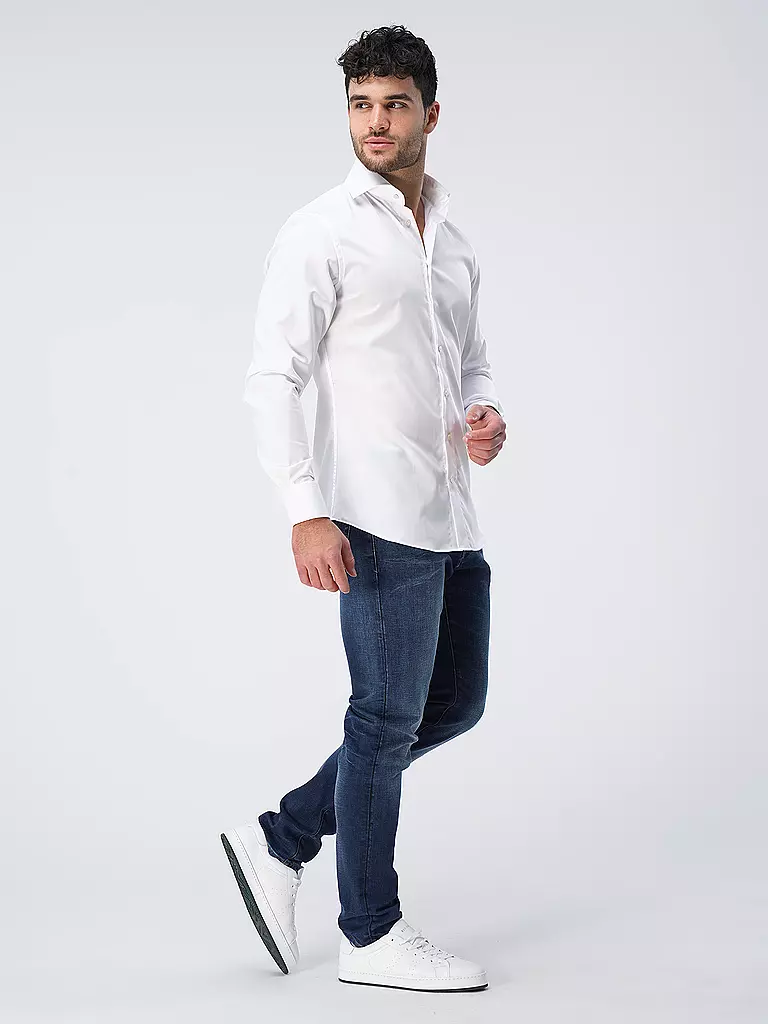 PROFUOMO Hemd Slim Fit weiss