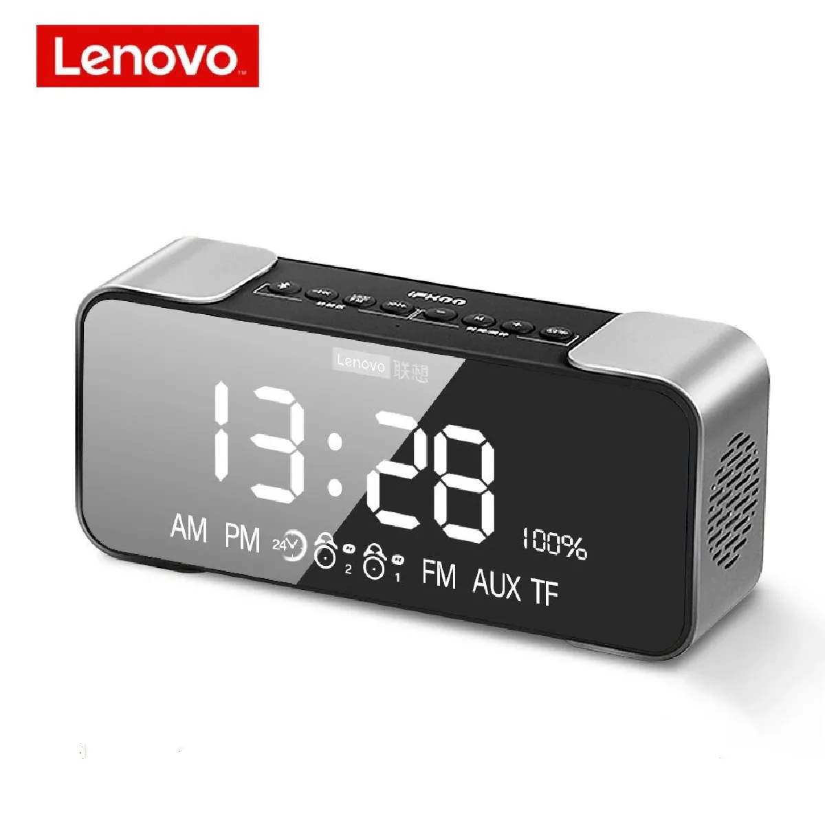 Universal Haut-parleur Bluetooth 5.0 LED - Noir