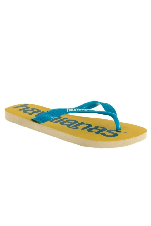tongs havaianas top logomania 0121 beige