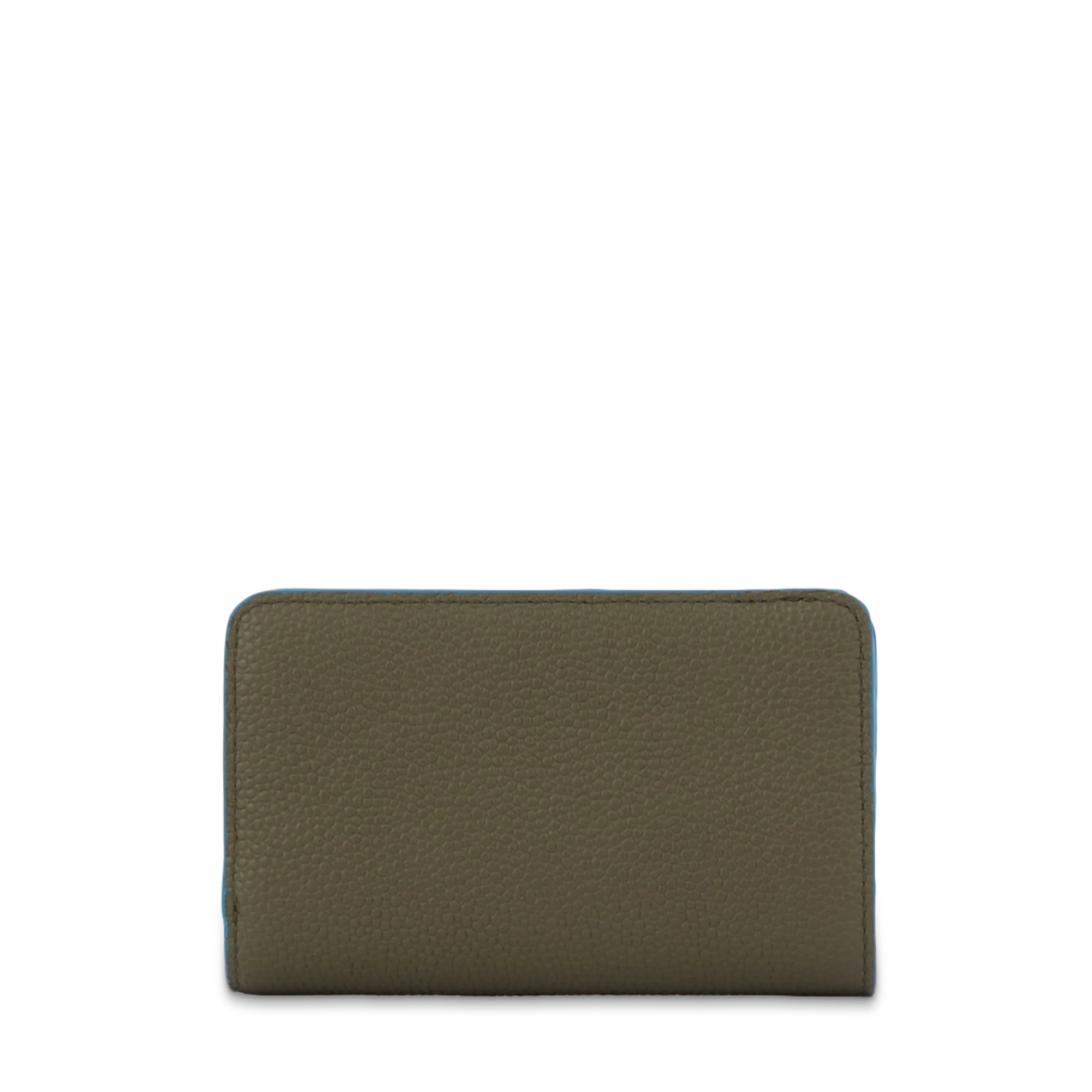 Portefeuille rectangulaire compact zippé Ninon de Lancel-Kaki fonce