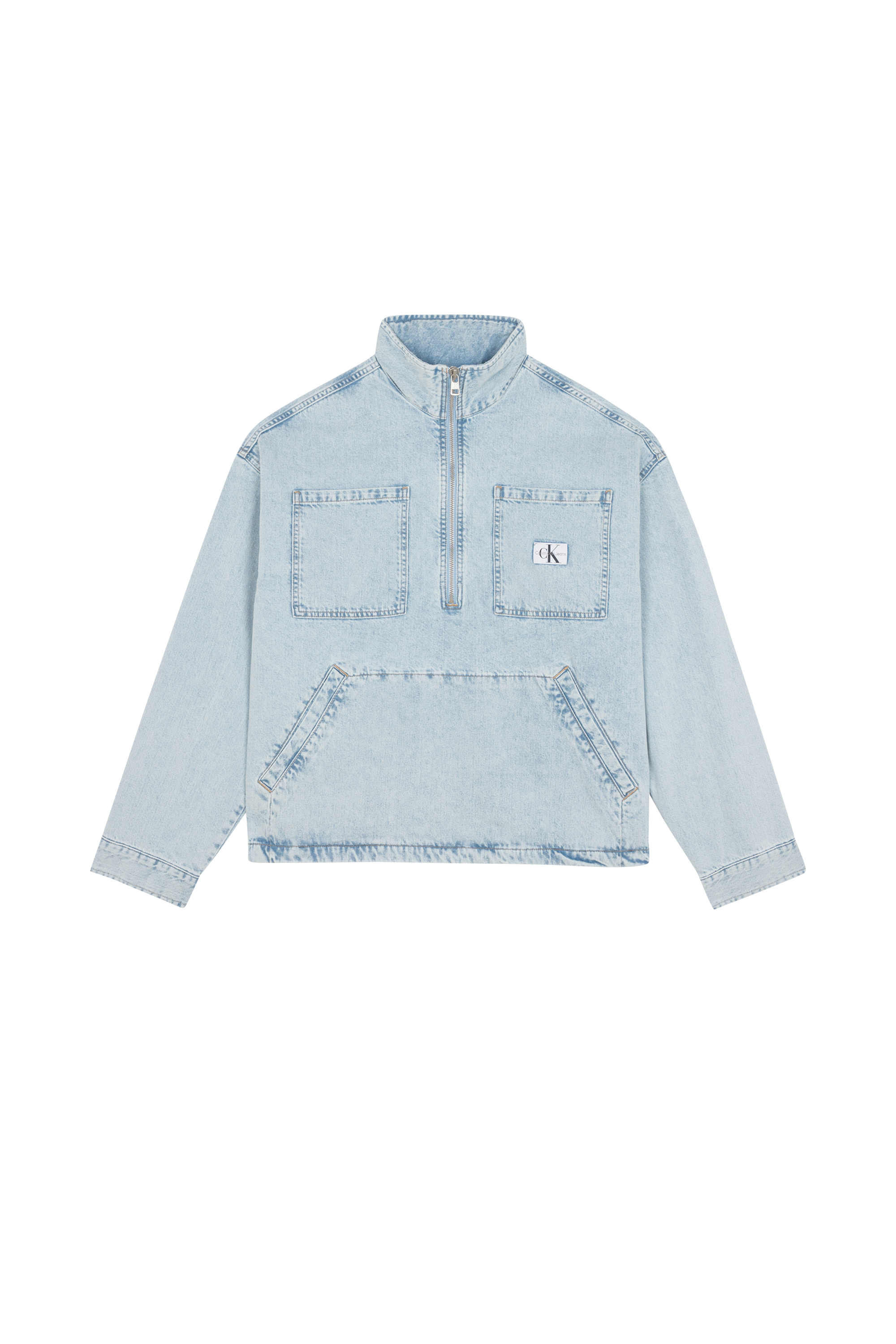 CALVIN KLEIN JEANS Veste DENIM POP OVER Bleu