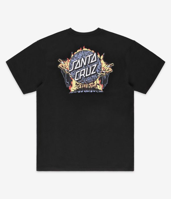 Santa Cruz Knox Firepit Dot T-Shirt (black)