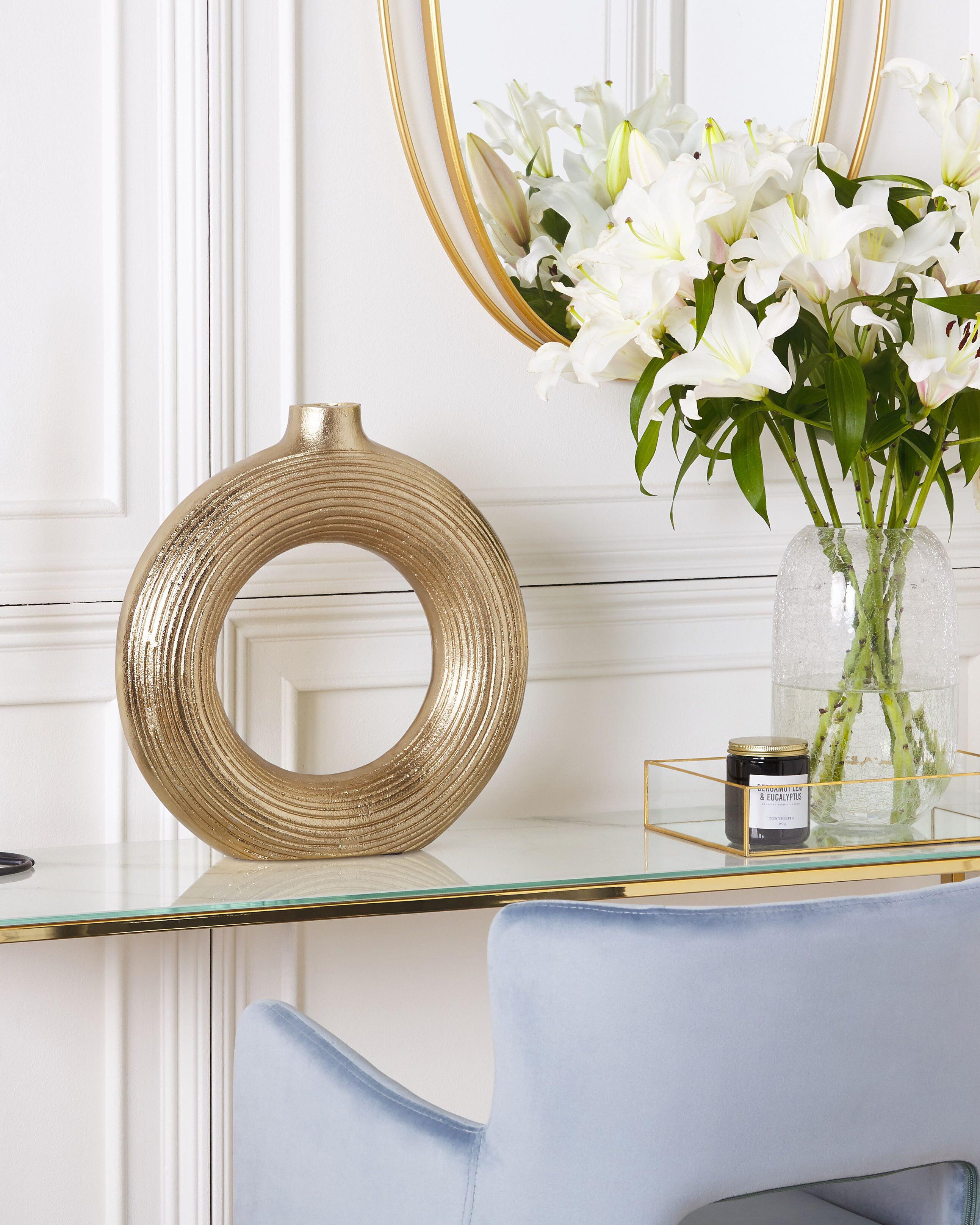 Decoratieve vaas COMAL Metaal 40 cm Goud