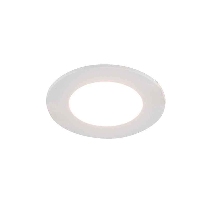 QAZQA Set van 6 inbouwspots wit incl. LED 3-staps dimbaar IP65 -