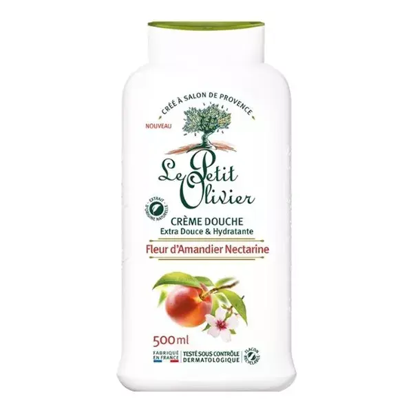 Creme de Banho Le Petit Olivier Flor de Amêndoa e Nectarina 500 ml