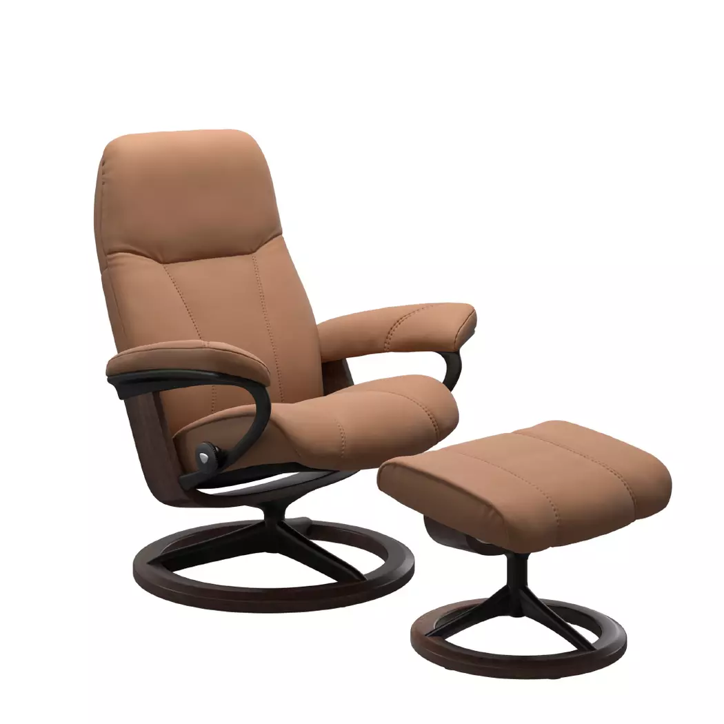 Sessel mit Hocker Consul Signature