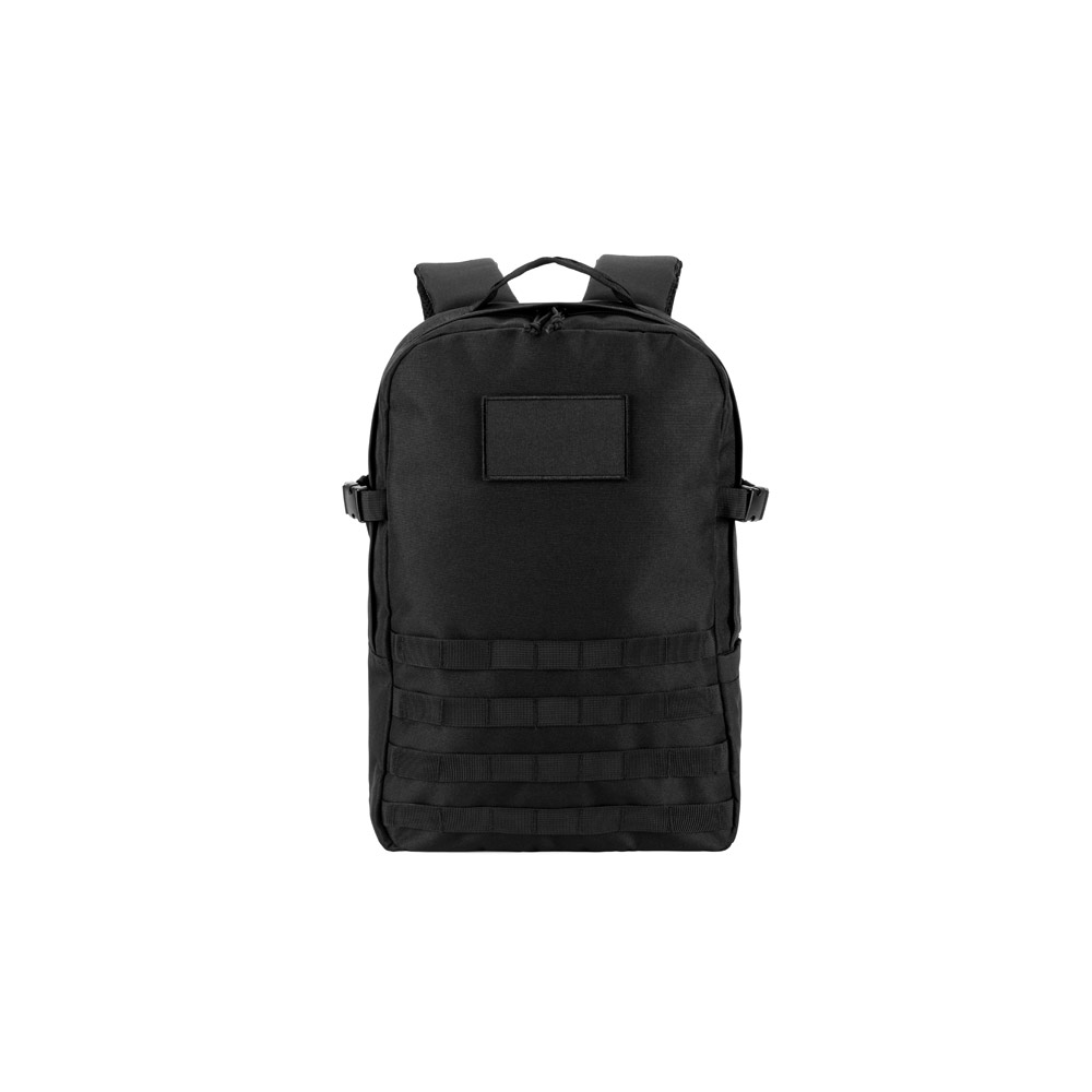 hi!dea 92387 - Sac à dos de style militaire en 600D, polyester recyclé haute densité et doublure en polyester recyclé 210D, 17'3'