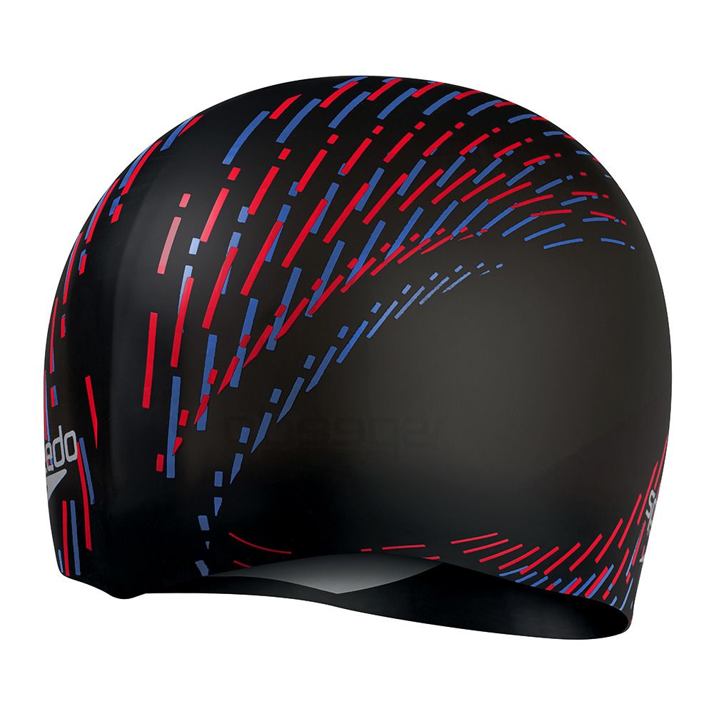 Speedo REVERSIBLE MOULDED SILICONE - Bonnet de bain blackred